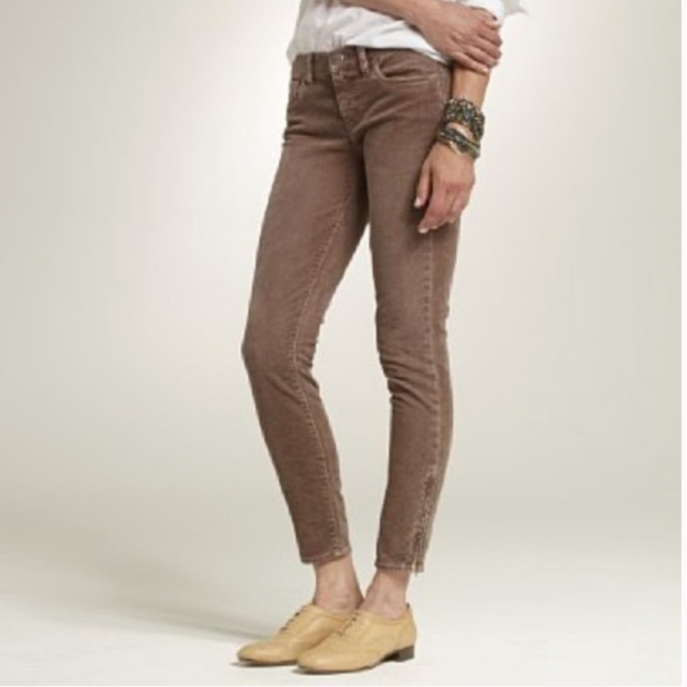 NWT J.Crew Matchstick Brown Corduroy Pants | Size 28S